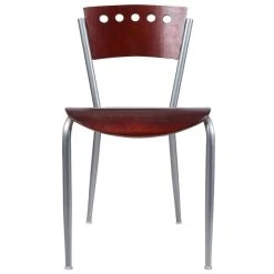 Lancaster Table & Seating Mahogany Finish Cafe Chair 7 Lancaster Table & Seating Mahogany Finish Cafe Chair -Zown Shop 546489