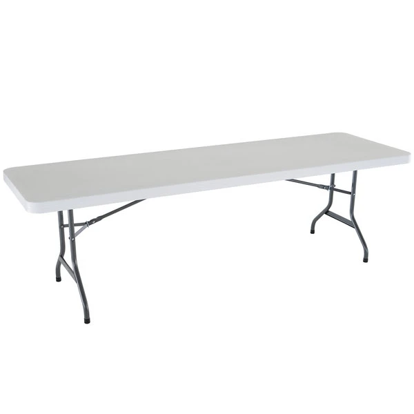 Lifetime Folding Table, 30" X 96" Plastic, White Granite - 4/Pack 2 Lifetime Folding Table, 30" X 96" Plastic, White Granite - 4/Pack - Image 2