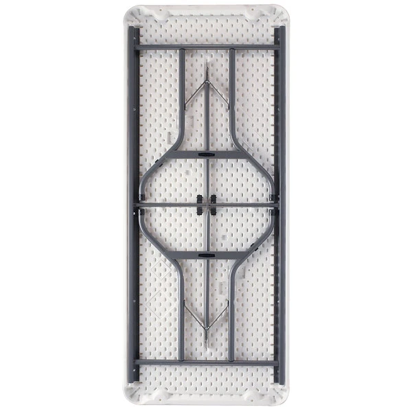 Lifetime Folding Table, 30" X 72" Plastic, White Granite - 2901 3 Lifetime Folding Table, 30" X 72" Plastic, White Granite - 2901 - Image 3