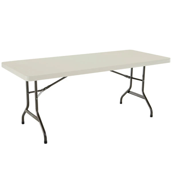 Lifetime Folding Table, 30" X 72" Plastic, Almond - 4/Pack 1 Lifetime Folding Table, 30" X 72" Plastic, Almond - 4/Pack